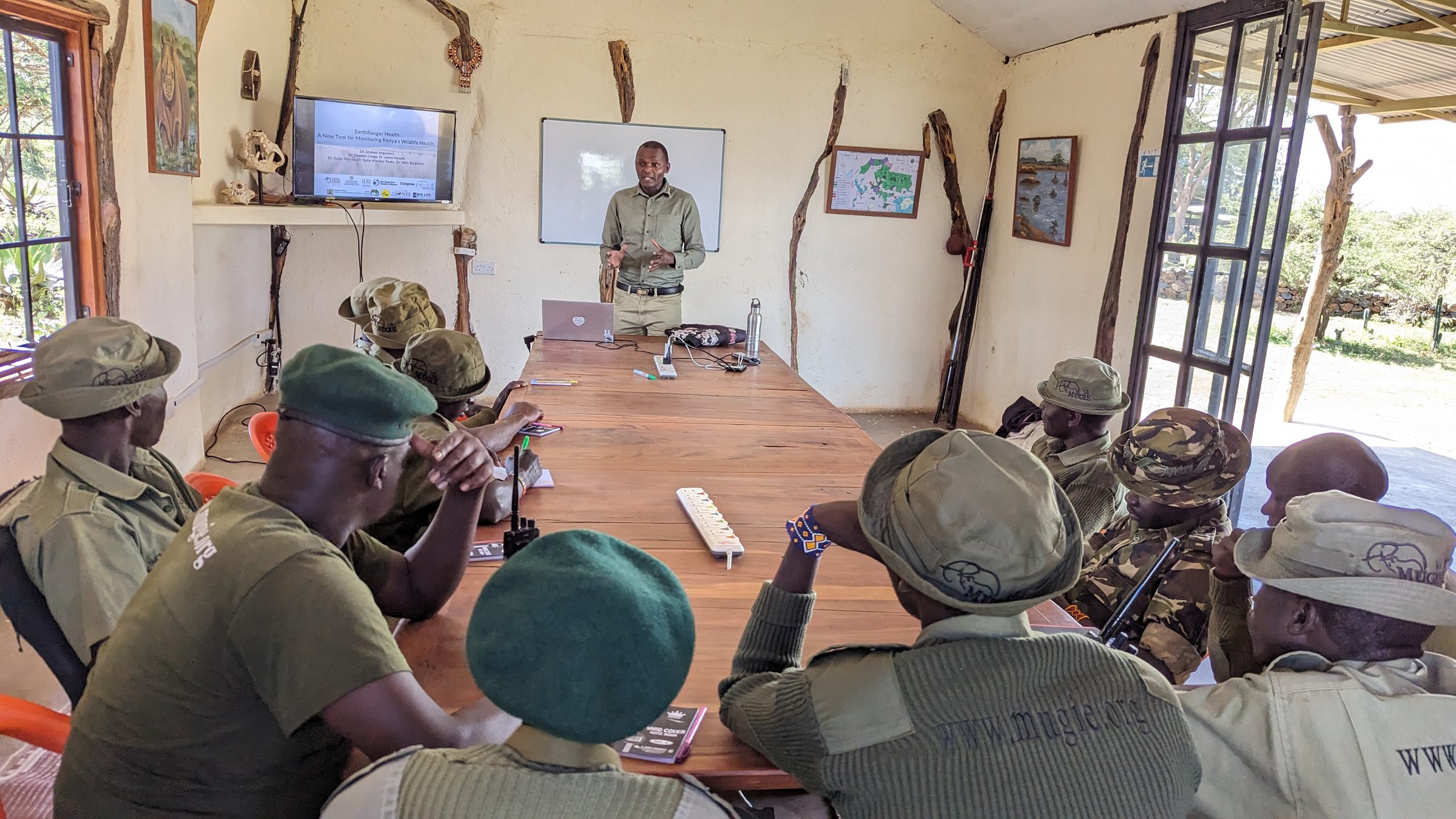 A briefing on EarthRanger Health, the reporting tool rangers use to log wildlife health events